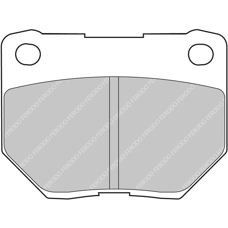 Ferodo DS Performance Rear Brake Pads for Subaru Impreza GD / GG (00-08)