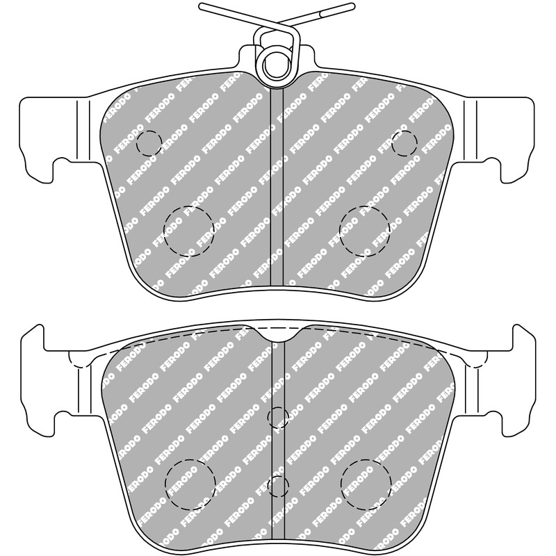 Ferodo DS2500 Rear Brake Pads for Audi TT FV (2014+)
