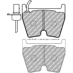 Ferodo DS2500 Front Brake Pads for VW Phaeton (2002+)
