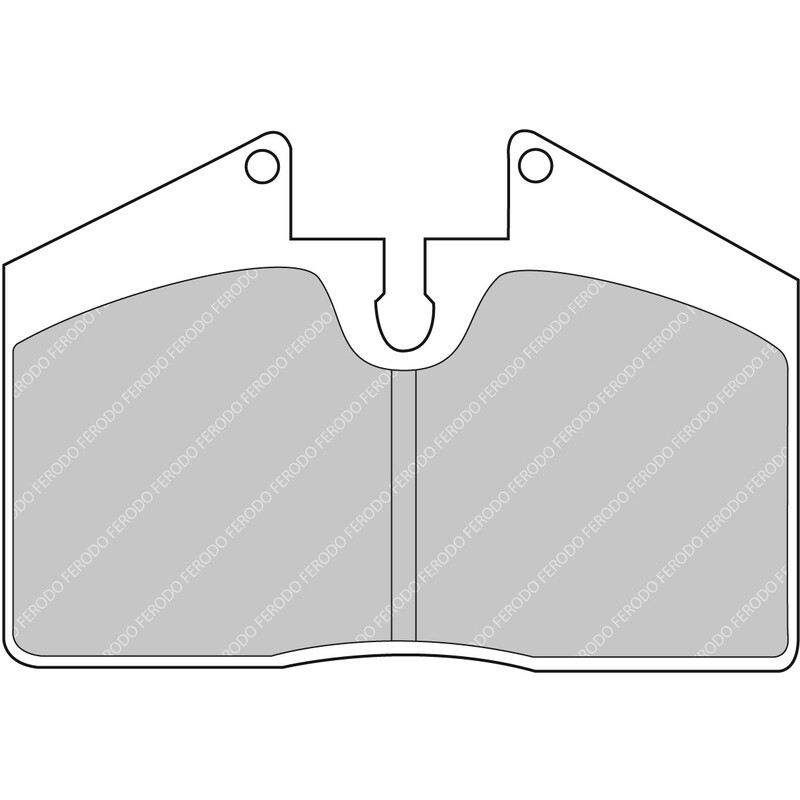 Ferodo DS3000 Rear Brake Pads for Ferrari 512M (94-96)