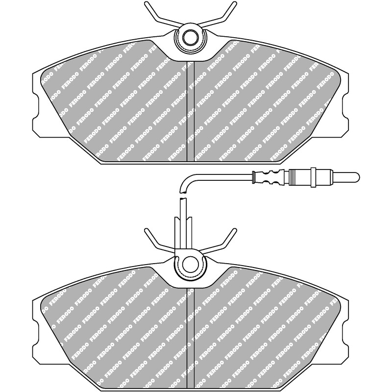 Ferodo DS3000 Front Brake Pads for Renault 25 FCP406R (84-93)