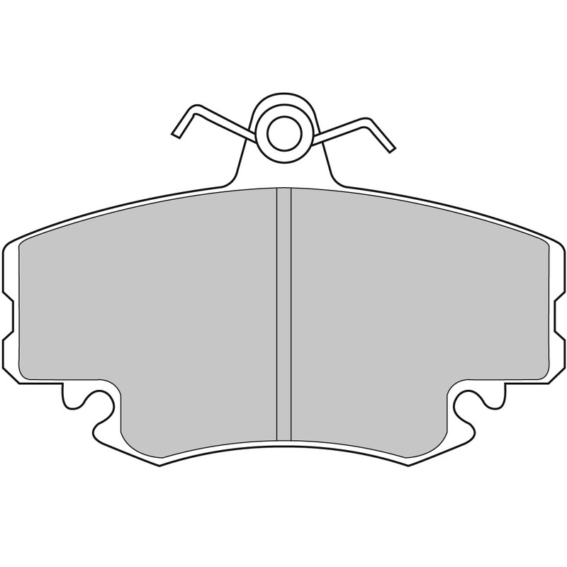Ferodo DS3000 Front Brake Pads for Renault Mégane 1 (96-03)