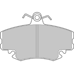 Ferodo DS3000 Front Brake Pads for Renault Scenic FCP845R (96-99)