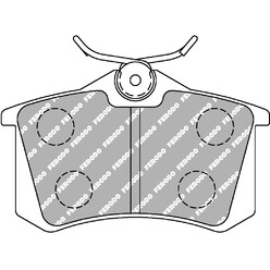 Ferodo DS Performance Rear Brake Pads for Seat Toledo 1L (91-99)