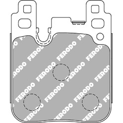 Ferodo DS2500 Rear Brake Pads for BMW M4 F82 / F83 (2014+)