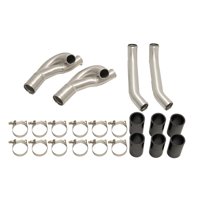 2" Aluminum Turbo Outlet Charge Pipe Kit for BMW 335i E9X - N54