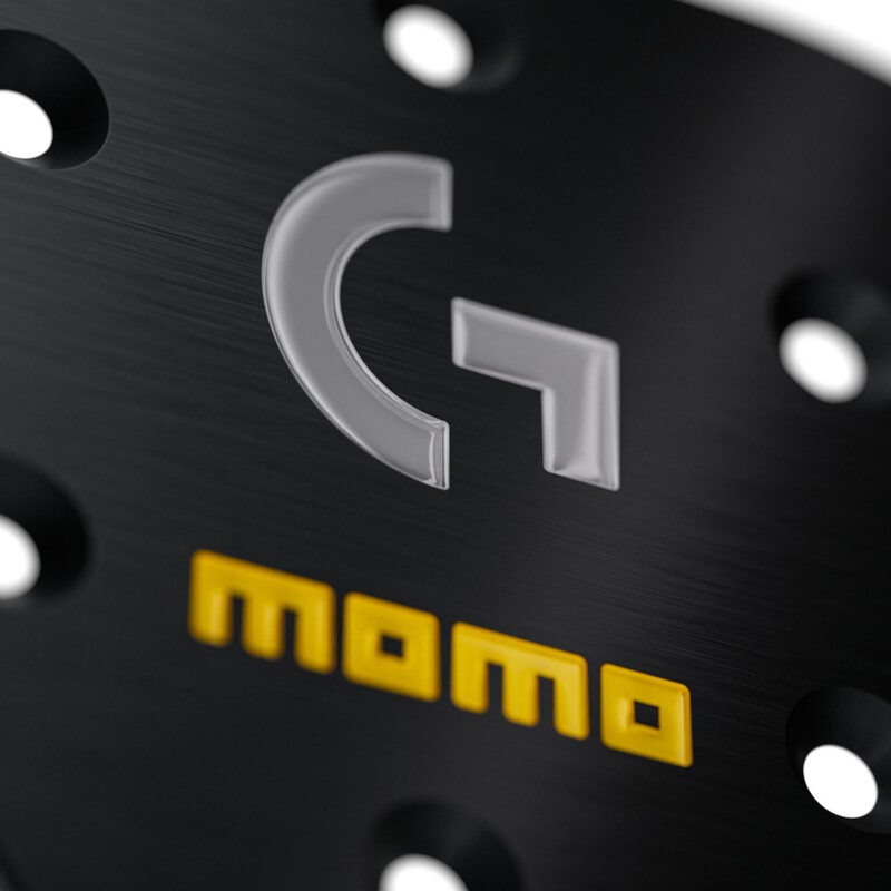Momo x Logitech G Sim GT-Racer 290 Microfibre Steering Wheel