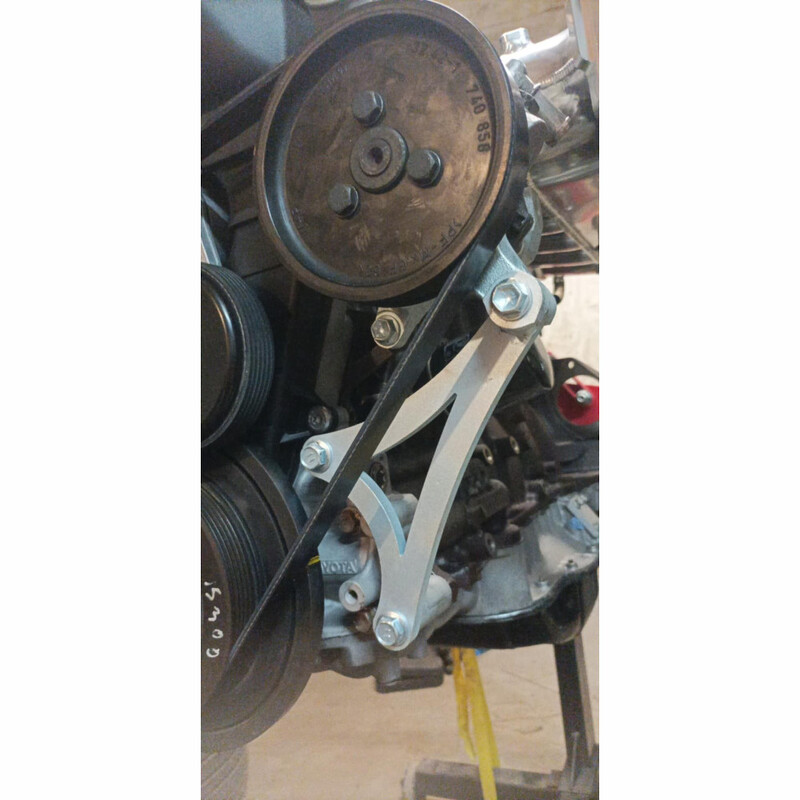 A/C Delete Kit & Power Steering Pump Support for Toyota 1JZ/2JZ Engines