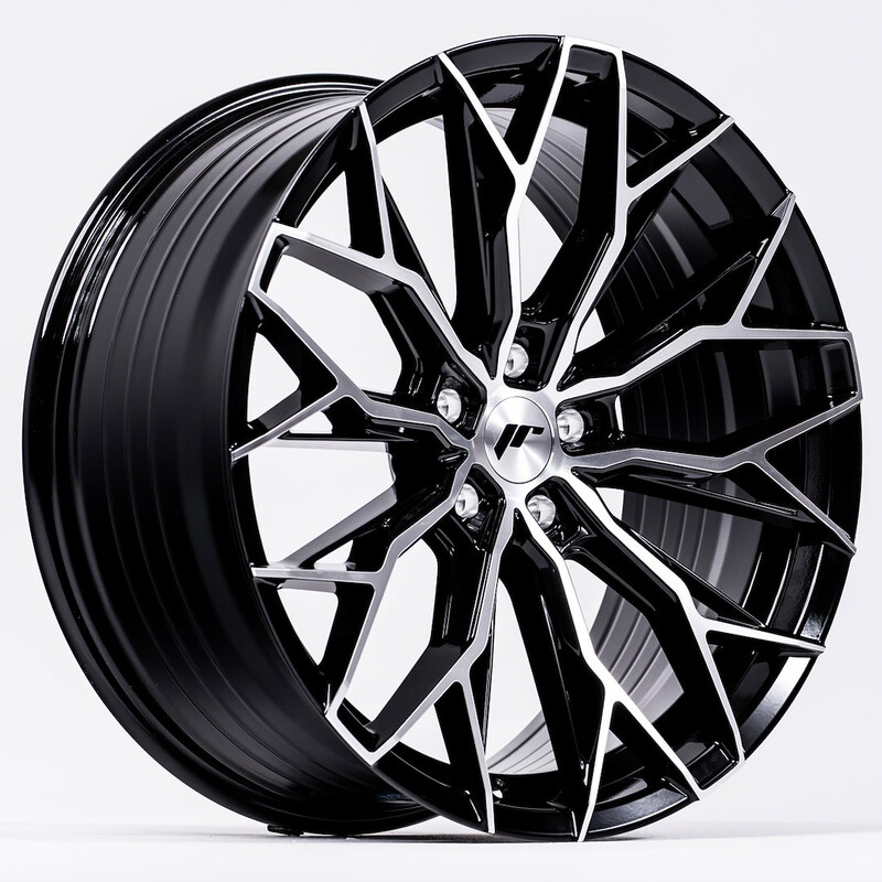Japan Racing JR-49 20x9" (5 hole custom PCD) ET20-35, Machined Black