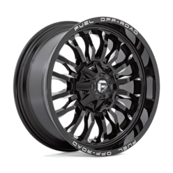 Fuel D795 Arc 22x12" 8x180 ET-44, Gloss Black Milled