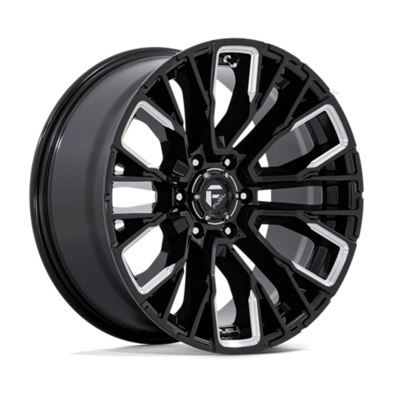 Fuel D849 Rebar 20x9" 6x139.7 ET1, Gloss Black Milled