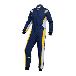 P1 Lap.Evo Suit, Dark Blue & Silver (FIA 8856-2018)