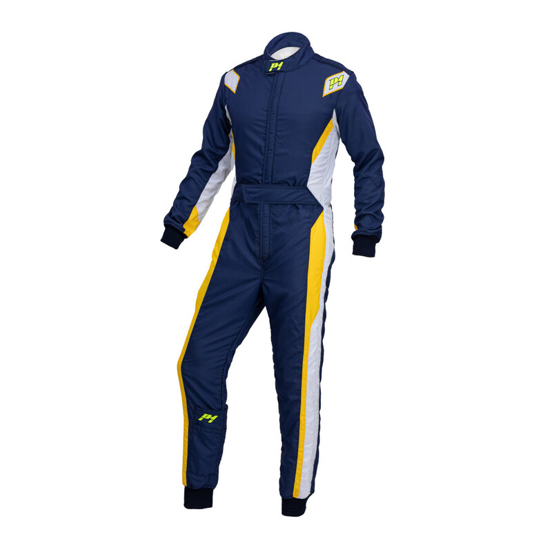 P1 Lap.Evo Suit, Dark Blue & Silver (FIA 8856-2018)
