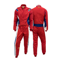 P1 Lap.Evo Suit, Red & Royal Blue (FIA 8856-2018)