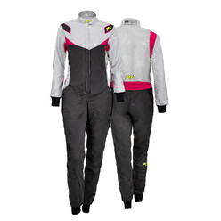 P1 Diva Lady Suit, Anthracite & Silver (FIA 8856-2018)