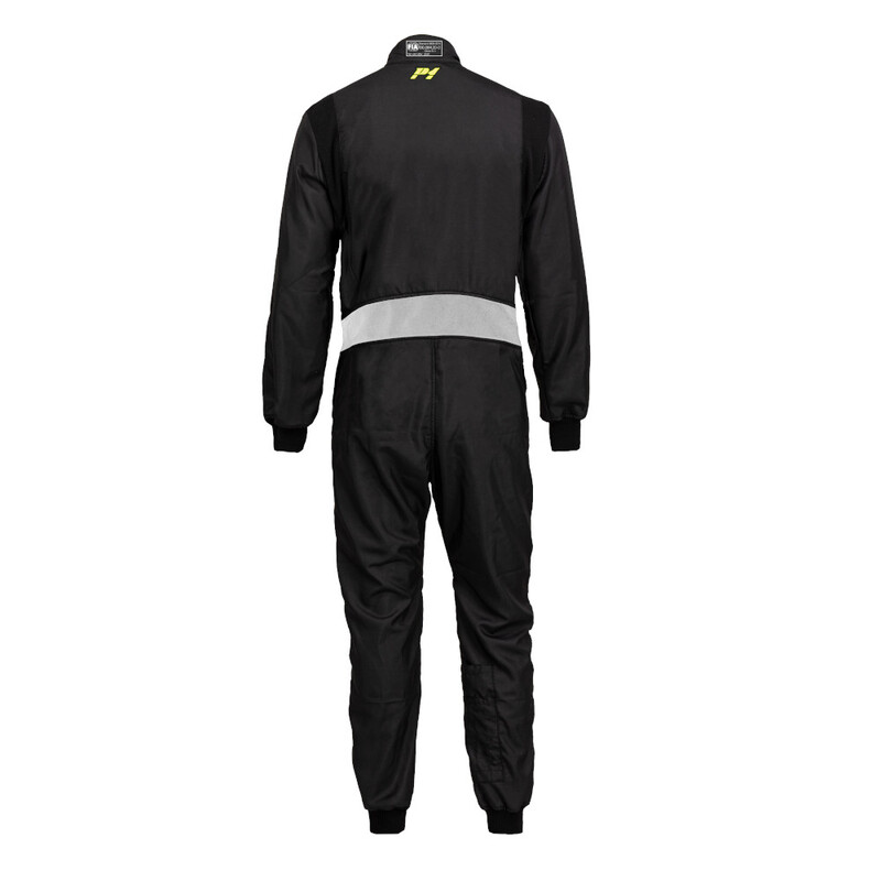 P1 Gent.Evo Suit, Black & Silver (FIA 8856-2018)