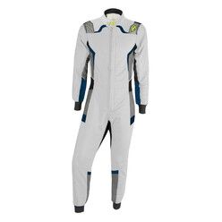 P1 Pro-R Suit, Silver & Dark Blue (FIA 8856-2018)