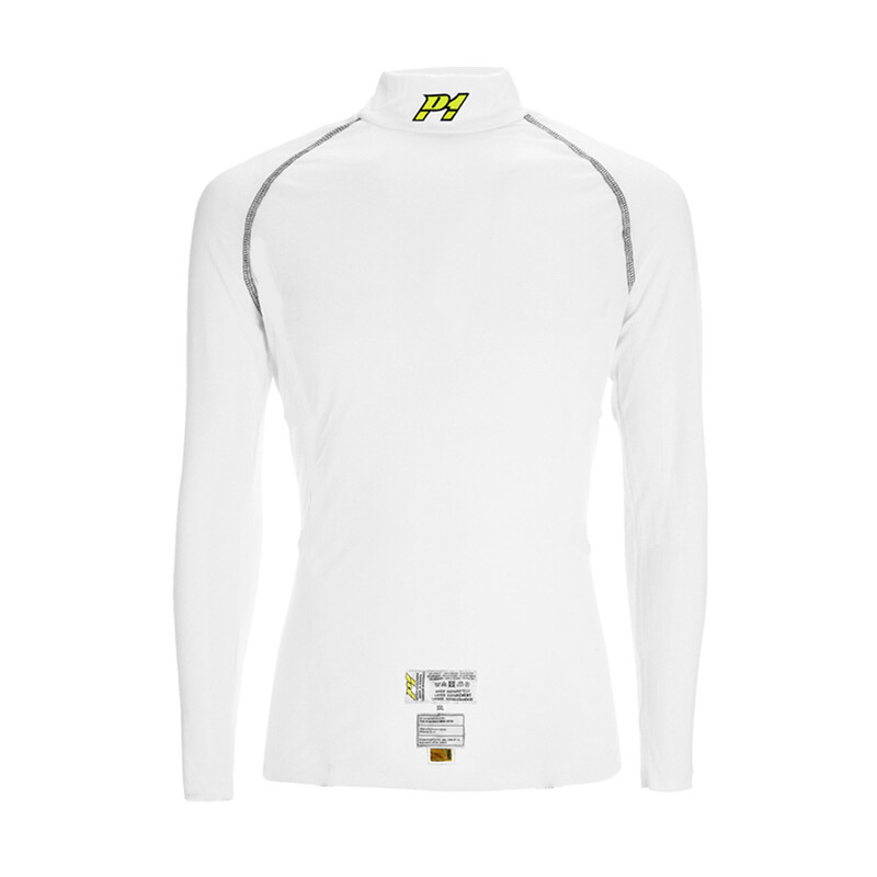 P1 Slim Fit Elite Top, White (FIA 8856-2018)
