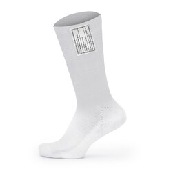 P1 Aramid Socks, White (FIA 8856-2018)