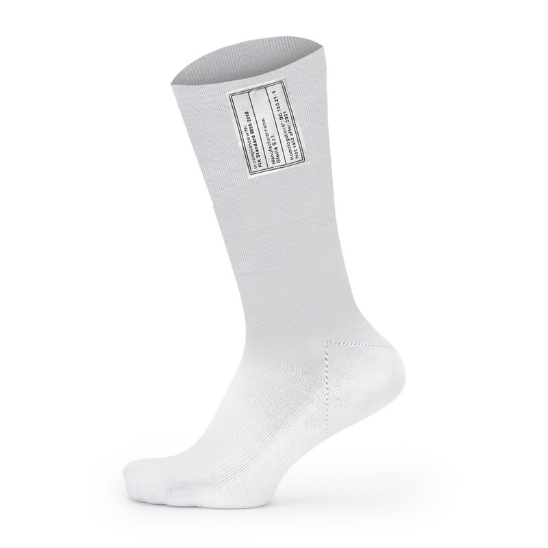 P1 Aramid Socks, White (FIA 8856-2018)