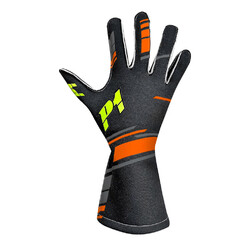 P1 Speed Gloves, Black & Orange (FIA 8856-2018)