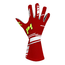P1 Speed Gloves, Red & White (FIA 8856-2018)