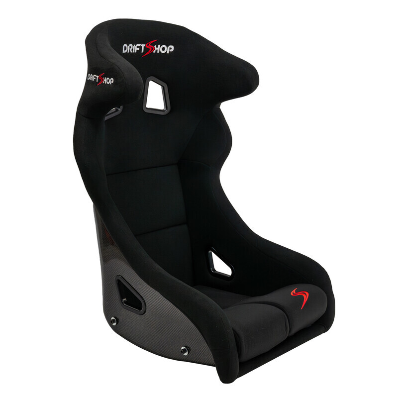 DriftShop Circuit Carbon Bucket Seat + 6-Point Harness (FIA) Discount Pack
