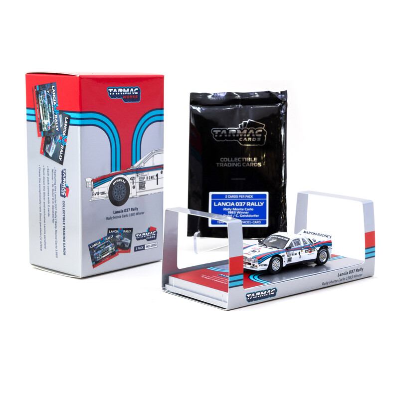 Tarmac Works 1/64 - Lancia 037 Rally - Monte Carlo 1983 Winner - W. Rohrl / C. Geistdorfer