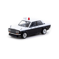 Tarmac Works 1/64 - Datsun 510 - Police Car