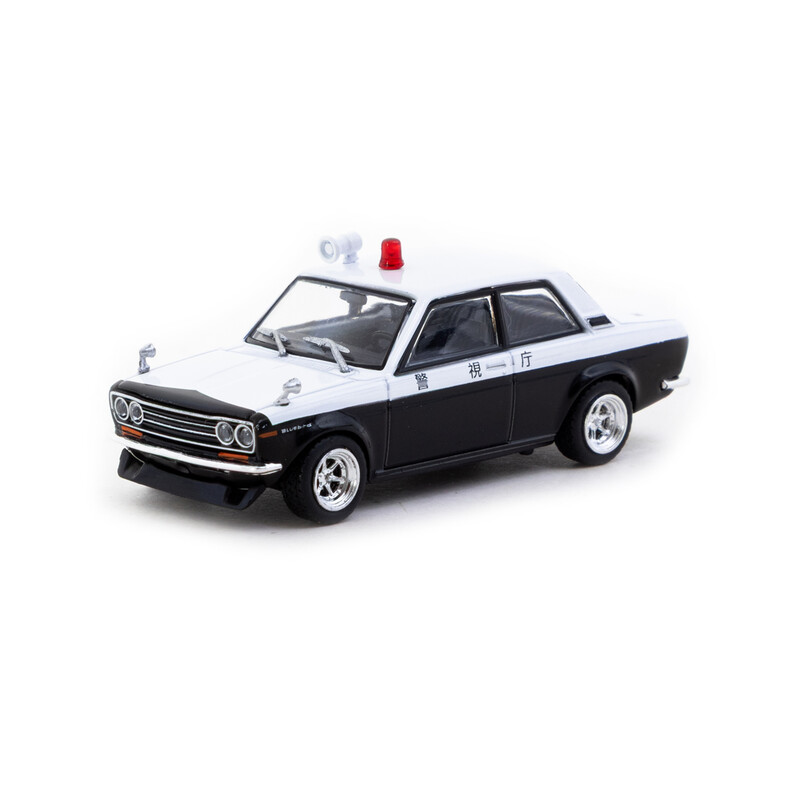 Tarmac Works 1/64 - Datsun 510 - Police Car