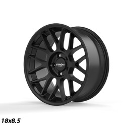 Ström STR2 18x8.5" 5x120 ET20, Full Satin Black