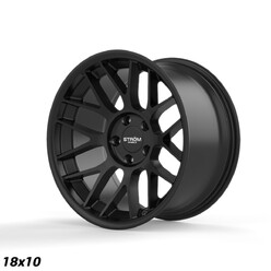 Ström STR2 18x10" 5x120 ET20, Full Satin Black