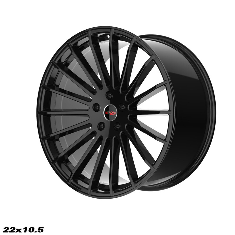 Ström STR4 22x10.5" 5x112 ET31, Gloss Black