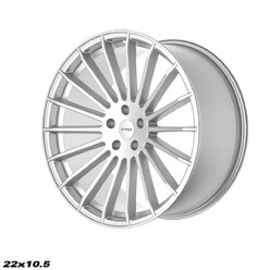 Ström STR4 23x10.5" 5x112 ET25, Platinum Silver