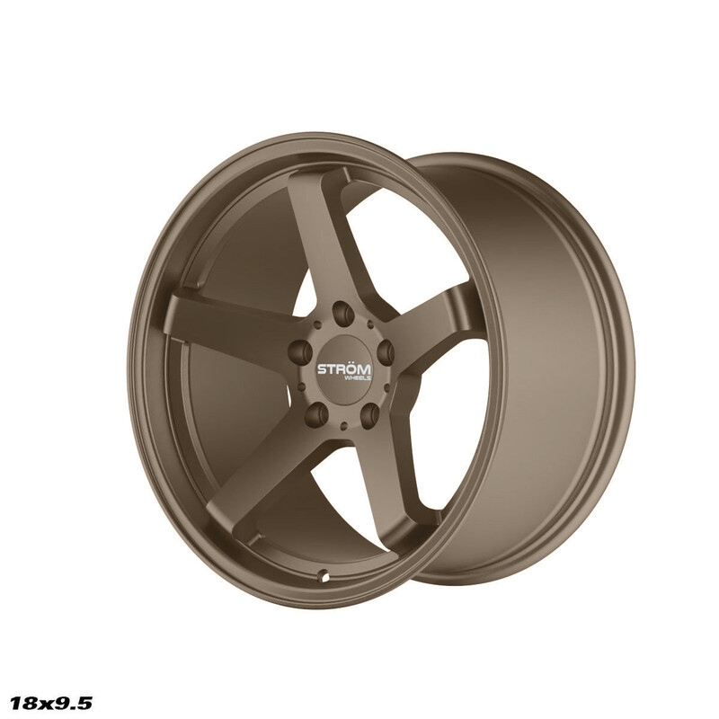 Ström DS-35 18x9.5" 5x114.3 ET15, Satin Bronze