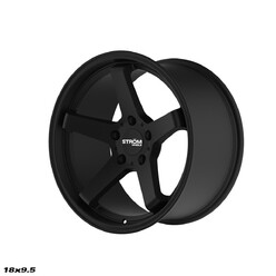 Ström DS-35 18x9.5" 5x114.3 ET18, Full Satin Black