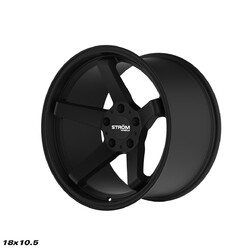 Ström DS-35 18x9.5" 5x120 ET15, Full Satin Black