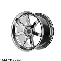 Ström DS-15 18x9.5" 5x120 ET25, Light Hyper Black