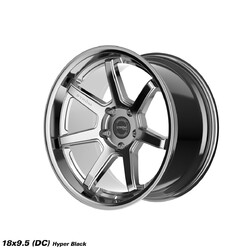 Ström DS-15 18x9.5" 5x120 ET8, Light Hyper Black