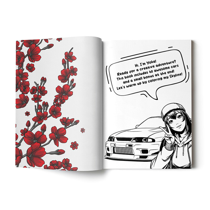 Japanese\u0020Legends\u0020Cars\u0020Coloring\u0020Book
