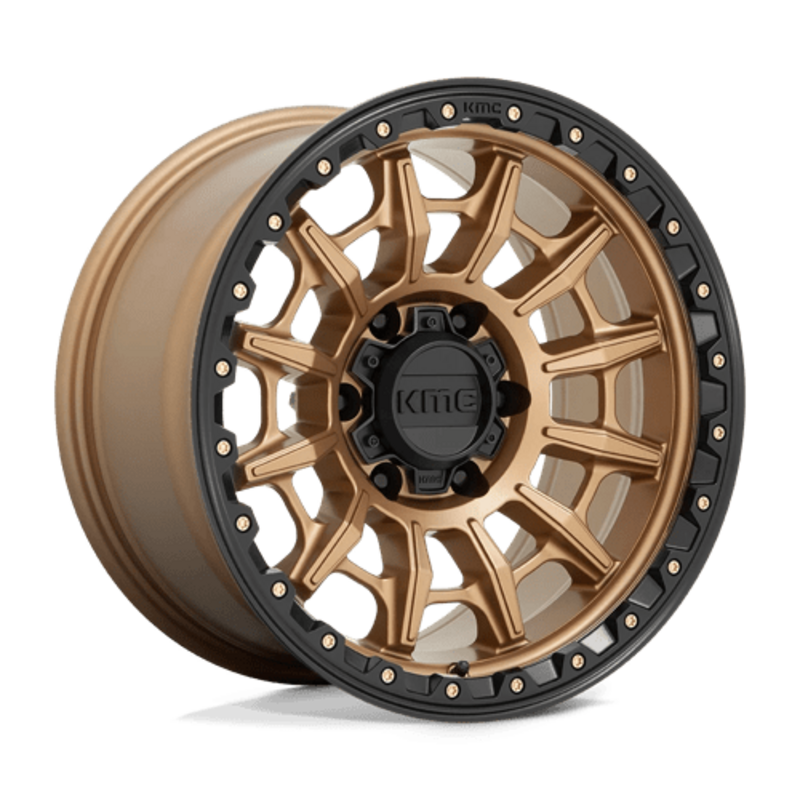 KMC KM547 Carnage 17x9" 6x135 ET0, Flat Bronze, Black Lip