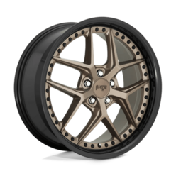 Niche M227 Vice 20x10.5" 5x114.3 ET40, Flat Bronze, Black Ring