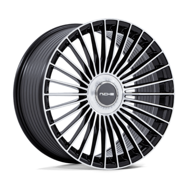Niche NC282 Serene 22x9" 5x108/114.3 ET38, Gloss Black Machined
