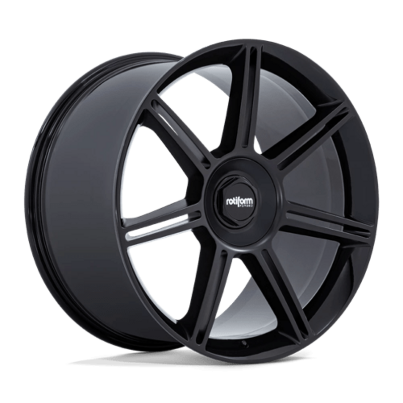 Rotiform FRA 22x10" 5x130 ET56, Gloss Black, Mat Spokes