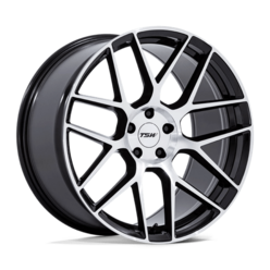TSW TW002 Lasarthe 20x10.5" 5x112 ET30, Gloss Black Machined