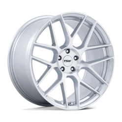TSW TW002 Lasarthe 20x9" 5x112 ET45, Gloss Silver Machined
