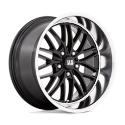 US Mag U138 Santa Cruz 20x10" 5x120.65 ET6, Gloss Black, Diamond Cut Lip
