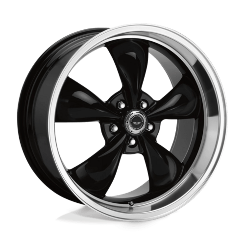 American Racing AR105 Torq Thrust M 18x9" 5x114.3 ET34, Gloss Black, Machined Lip