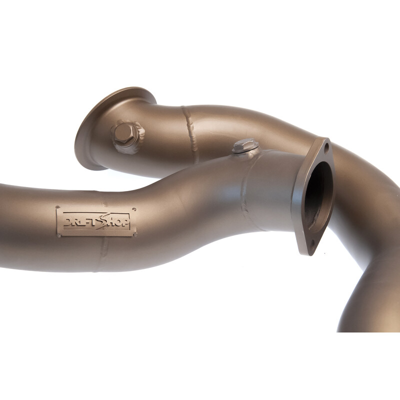 DriftShop Ceramic-Coated Downpipes for BMW 135i E8X (N54 Decat Pipes)