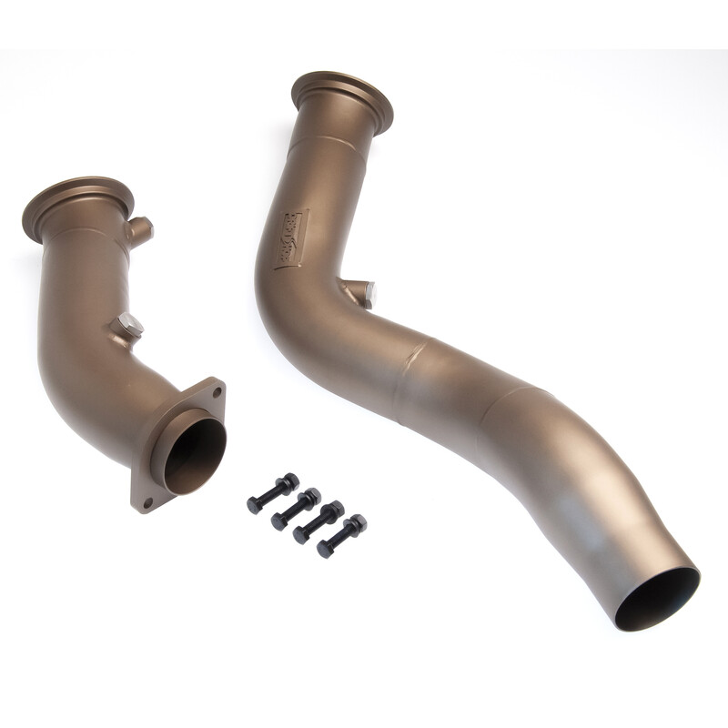 DriftShop Ceramic-Coated Downpipes for BMW M4 F82 / F83 (S55 Decat Pipes)
